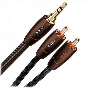 כבל 2RCA ל-PL3.5 מ"מ AudioQuest BIG SUR 1M כבל 2RCA ל-PL3.5 מ"מ AudioQuest BIG SUR 1M