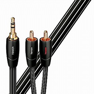 כבל 2RCA ל-PL3.5 מ"מ AudioQuest TOWER 8M כבל 2RCA ל-PL3.5 מ"מ AudioQuest TOWER 8M